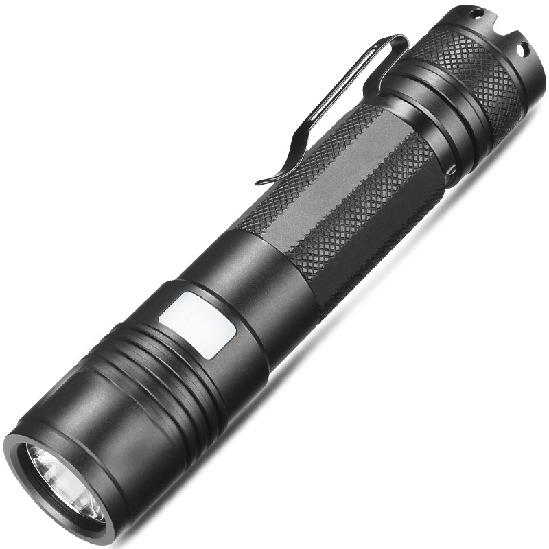 3W LED Strong Light Aluminum Alloy Outdoor Riding Long-distance Lighting Waterproof Mini Self-defense Flashlight